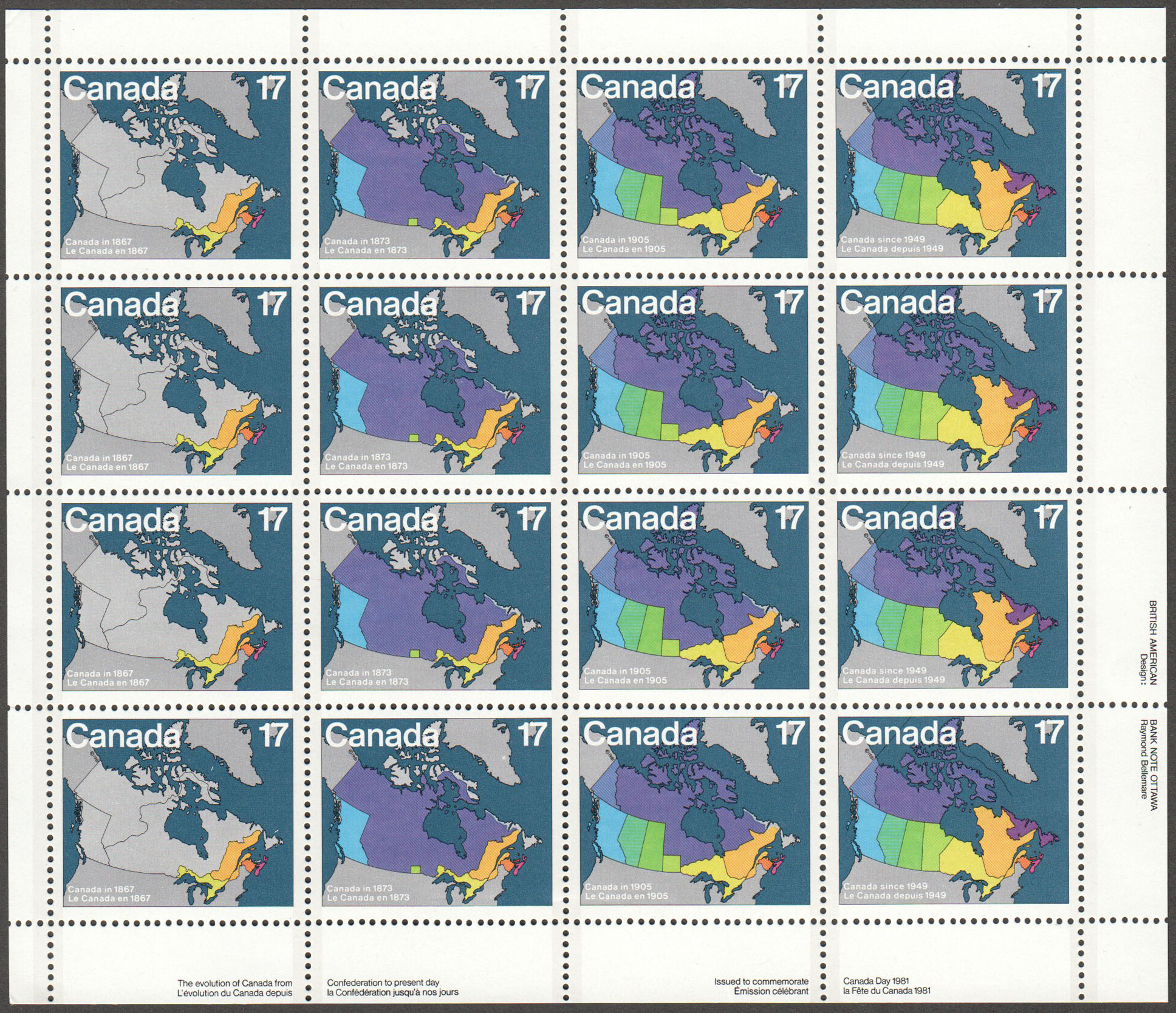 Canada Scott 893a MNH (LR Pos) (B3-11) - Click Image to Close